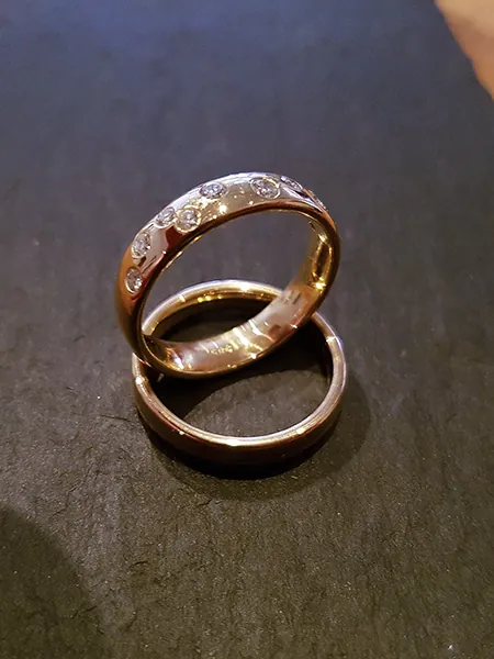 Eheringe – Unikat aus der Goldschmiede Atelier Andreas T. in Hannover